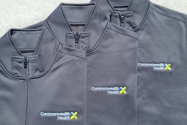 Commonwealth Health Grey Full Zip Jackets